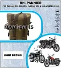 "R.H PANNIER , LIGHT BROWN " for R.E Meteor 350, Classic 350 Reborn, 350/500