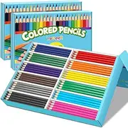 YEGEER 576 Count Colored Pencils Bulk, 12 Assorted Colors, Pre-sharpened Coloring Pencils Set for Kids and Adult, Teachers Essential Classroom Prizes, Back to School Supplies(2 Boxes of 288)