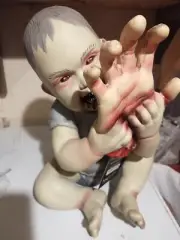 Spirit Halloween Zombie Babies Snackin’ Stevie New With Tags