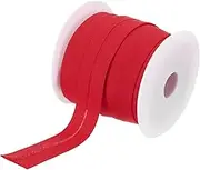 uxcell 1 Inch Single Fold Bias Tape Polyester Continuous Bulk Bias Tape for Sewing, Seaming Quilting Hemming Binding Crafts (Wine Red 25 Yards)