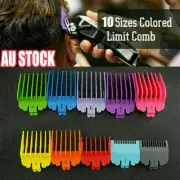 10Pcs Hair Clipper Limit Comb Guide Trimmer Guards Attachment Barber for Wahl