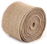 10M Burlap Table Runner, Woven Black Burlap,,Jute Burlap Fabric Ribbon for Wedding, Bridal Shower, and Outdoor Event Decoration (10CM)