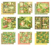 Graphic 45 Lost in Paradise 12 x 12 Cardstock PICK Exotic Horizon Plumage Jungle