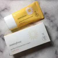 在飛比找蝦皮購物優惠-出清⚡️Innisfree 完美三重呵護防曬霜 完美水劑防曬