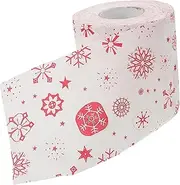 Ipetboom Xmas Toilet Paper Roll Decor 1 Pack Christmas Socks Pattern Toilet Paper Decorative Paper Roll for Bathroom Holiday Decor