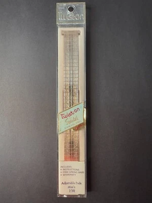 SPEIDEL TWIST-ON Watch Bands - VTG NOS - Men's 19R Gold - Buy More And Save