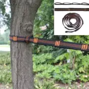 Adjustable Tree Hanging Hammock Straps Climbing Rope Aerial Yoga Hammock Belt #7