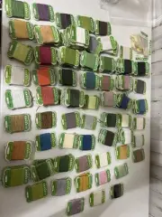 Vintage Matsuhato brand bunka embrodiery thread, 160+ Spools Of Thread
