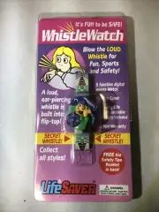 New Factory Sealed - Vintage - Life Saver - Whistle Quartz Watch