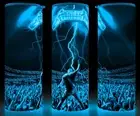 Glow in the Dark Metallica James Hetfield in Concert Heavy Metal Cup Mug Tumbler