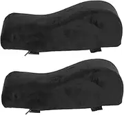 DOITOOL 1Pair Gaming Chair Arm Pads Ergonomic Office Armrest Cushions for Elbow Support Non Slip Design Comfortable Memory Foam for Home Office Use Black