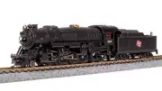 Broadway Limited N USRA 2-8-2 Heavy Mikado Milwaukee Road MILW #378 DCC/SND 7837