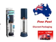 PIPEDREAM Pump Worx Max Boost - EXCLUSIVE MANUAL PISTON-ACTION DESIGN Blue