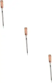 Gatuida 3pcs Multi-Functional Stainless Steel Grain Powder Sampler Handle for Efficient Cereal and Rice Sampling Farms