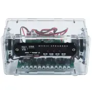 DIY Bluetooth Speaker Kit LED FM Radio USB Home Sound Amplifier with3232