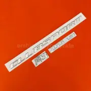 HSV VX Clubsport Boot Chrome Badge Set