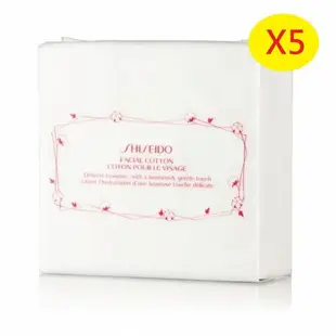 【資生堂國際櫃】輕柔感化粧棉X5包組