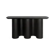 Jaya 1.5m Console Table - Textured Espresso Black