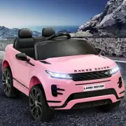 Kids Electric Ride-On Car Licensed Pink Land Rover Remote Control W/ Safety Belt