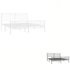 Metal Bed Frame Single Double Queen King Platform Bed Base Bedroom vidaXL
