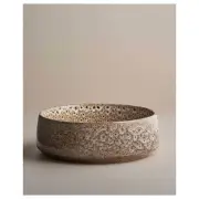 Kiln 360 Round Basin, White Ochre