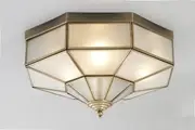 Citilux Hebersham Traditional Brass Made Flush Mount Ceiling Light Elegant Range