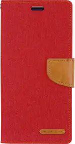 Goospery Canvas Diary For Galaxy Note 20 - Red