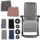 Beach Chair Deckchair Replacement Set 160x43 cm Repair Cloth and Elastic Ropes