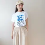 夏季可愛插畫貓咪T恤