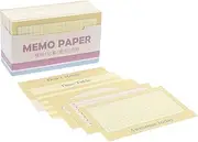 COMNESTBI 180pcs Ruled Index Cards for Study and Memo Note Cards for School Learning and Organizing Important Information