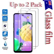 2X For LG K42 & K52 Clear Full Coverage Tempered Glass LCD Screen Protector Film