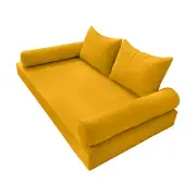 |COVER ONLY| Style 4 Twin Piped Trim Daybed Mattress Bolster Pillow Covers AD108