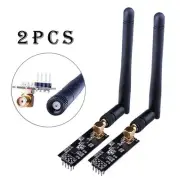 2 Set 2.4GHz NRF24l01 +PA +LNA Antenna Wireless Transceiver Communication Module