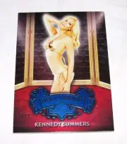 2015 Benchwarmer KENNEDY SUMMERS Hollywood #6 Blue Foil Variant/2 Playboy PMOY