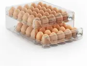 60 Grids Egg Container Refrigerator Holder Fridge Fresh Box 2 Layers BPA Free