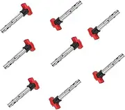 2/4/6/8PCS Red Coil Pack Set Compatible For R8 2.0TFSI/2.0TSI A3/GOLFf 5/LEO N 06D905115D 06E905115E， 07K905715D，07K905715F(8 PCS)