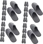 [LIFKOME] Men's Portable Slippers 20 Pack Lightweight Travel Slippers Soft Indoor Slippers for Home Hotel Use Disposables