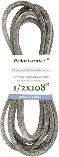 Lawn Mower Deck Belt Compatible for MTD Cub Cadet XT1 XT2 Craftsman TB2246 Enduro LT46 Compatible for Troy-Bilt Series 46" V-Belt Mower, Drive Belt 1/2" x 108" Replace 954-05022A 754-05022 954-05022