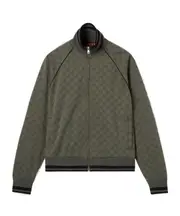 GG jersey jacquard zip jacket S,XL,L Forest green