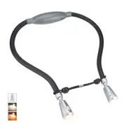 LED Neck Reading Light, Rechargeable 8 LED 2 Modes, Bendable Arms Swing Head,...