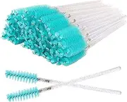 Miosh Disposable Eyelash Mascara Wands Spoolies 50PCS - Blue