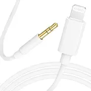[Apple MFi Certified] iPhone AUX Cord for Car Stereo, 3.3ft Lightning to 3.5mm AUX Audio Cable Compatible for iPhone 12/11/XS/XR/X 8 7 6 5, Home Stereo/Headphone, Support All iOS…