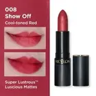 Revlon Super Lustrous Moisturizing Matte Lipstick #008 Show Off