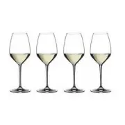 Riedel® Heart to Heart Set of 4 Clear Riesling Crystal Wine Glasses NEW 5409/05