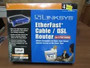 Linksys BEFSR41 10 Mbps 4-Port 10/100 Wireless Router (BEFSR41 v2) - New