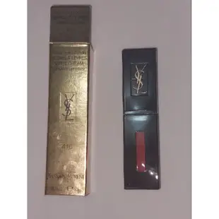 ysl 奢華緞面漆光唇釉 #416