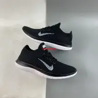 在飛比找Yahoo!奇摩拍賣優惠-NIKE  FREE 3.0 黑白 赤足 超輕網面透氣慢跑鞋