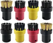 [Yurefax] Handheld for Steam mop cleaner SC1 SC2 SC3 SC4 SC5 SC7 accessories Powerful brush head steam nozzle vacuum cleaner parts Steam Cleaner Replacement Accessories(3pcs-02)