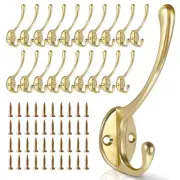 Wall Hooks for Hanging 20-Pack Heavy Duty Metal Coat Hooks for Living Room Ba