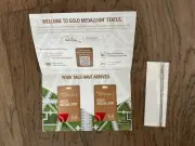 Delta SkyMiles Gold Medallion Million Miler Luggage Tags (2) in Original Mailer!
